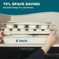 thumbnail image 6 of 10-Piece Nonstick Baking Pans Set, Cream, 6 of 7