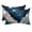 Navy, Silver, Blue, variant on Chaise Lounge Headrest Pillow 1 Pack, Teal Blue Geometric Waterproof Chair Pillows with Insert & Adjustable Elastic Strap for Beach Pool Recliner, Abstract Sky Stars Moon Mountains Outdoor Pillow