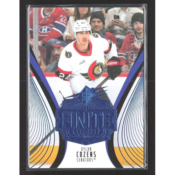 2026 Upper Deck SPx Finite Hockey Card Dylan Cozens #24 Blue /999