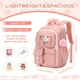 thumbnail image 2 of Soda Candy Backpack School Bookbags for Middle School Students Book Bag School Kawaii Ita Backpacks, Pink, 2 of 7