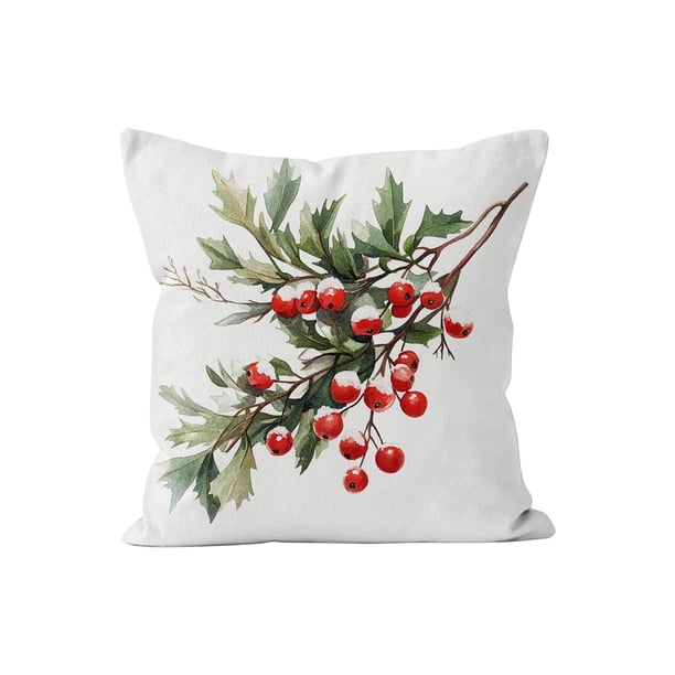 Fundas de Almohada de Navidad Funda de Almohada Decorativa de Navidad Decoración de Vacaciones Sofá Decoración de Lino Funda de Almohada Decoración Del Hogar Funda de Almohada Decorativa de Vacaciones