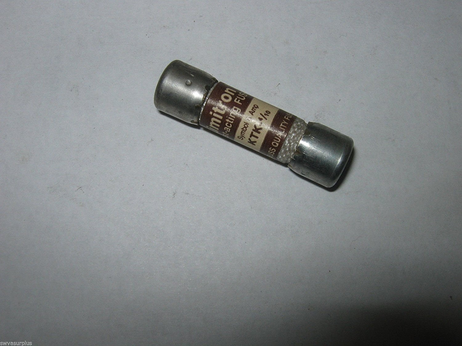 Bussmann KTK-1 1 Amp Limitron Fast Acting Supplementary Fuse Melamine Tube 600V