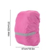 thumbnail image 3 of Backpack Rain Cover Waterproof, Outdoor Hiking Backpack Cover Reflective Strip Dustproof Rainproof Lightweight Portable Protection Cover for Travel Camping Cycling Commuting, 3 of 6
