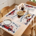 thumbnail image 5 of Independence Day Placemats Set of 1, USA Flag Red Truck Linen Non-Slip Place Mats Washable Table Mats for Kitchen Dining Table Decorations Indoor/Outdoor, 5 of 9