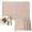 Apricot, Cream, Pale Peach, Sand, variant on Beige Brown Plaid Placemats Set of 6, Vintage Farmhouse Checkered Rustic Washable Wipeable Table Mats for Dining Tables, Indoor Outdoor Kitchen Place Mats for Holiday Party Table Decor