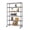Black, variant on TRINITY BASICS® 6-Tier NSF Wire Shelving Rack with Wheels, 48" W x 18" D x 72" H, Black