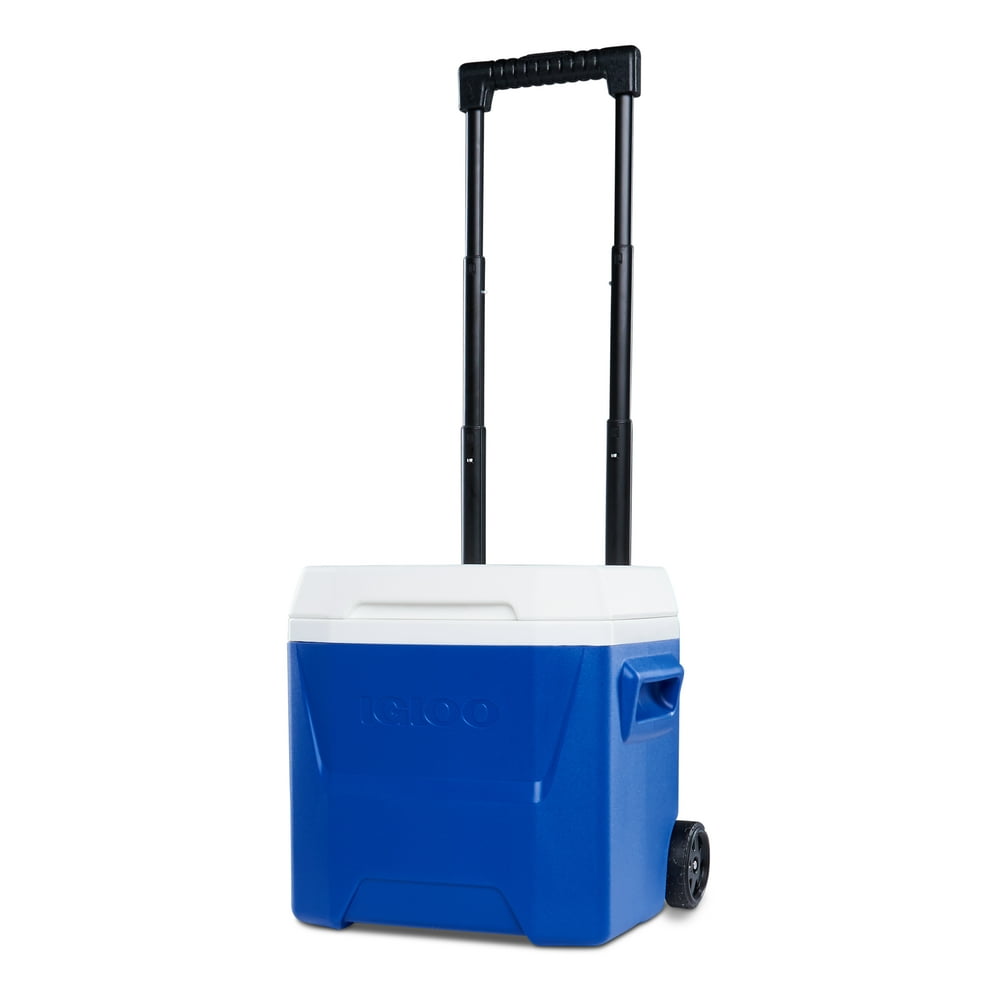 Igloo 16Quart Laguna Roller Ice Chest Cooler with Wheels Blue