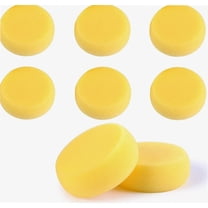 8 Pcs Round Painting Sponge 2.96inch Yellow Artist Sponges Watercolors Sponges for Face Painting Art Crafts