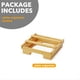 thumbnail image 5 of Dispensador de Platos de Papel de Bambú de 9/10 Pulgadas - Soporte Debajo del Gabinete y Encimera para Carritos de Cocina para Platos Universal A, 5 of 5