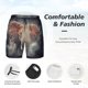 thumbnail image 3 of Fotbe Elephant in Smoke Traje de Baño para Hombre – Shorts de Natación de Secado Rápido con Forro y Bolsillos-X-Large, 3 of 6
