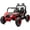 Red 2, variant on Hikiddo 12V 10Ah Ride on Toy, 4WD Kids 2-Seater Electric Ride on Car UTV with Remote, Bluetooth - Green