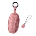 thumbnail image 2 of Funda de control remoto de coche, gamuza a prueba de polvo, accesorios automotrices de moda, Protector de llave inteligente, carcasa de control remoto Rosa, 2 of 8