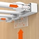 thumbnail image 2 of 4pcs Wardrobe Traceless Adhesive Layer Support Hole Free Cabinet Partition Layered Drag Support Load-bearing Holder, 2 of 3