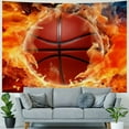 thumbnail image 4 of Shiartex  Football Tapestry for Boys Kids Basketball Wall Tapestry Sports Tapestries Wall Hanging,Rugby Soccer Tapestry Girls Teens Ball Game Wall Tapestry Sport Theme Room Decor 40x30inch, 4 of 6