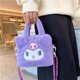 Botu Sanrio sac Kawaii peluche Melodie Kuromi doux sac à main sac à bandoulière Anime sac à dos en peluche filles enfants – image 3 sur 4