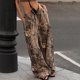 thumbnail image 5 of WILLBEST Pantalones Casuales para Mujer: Pantalones Holgados de Pierna Ancha con Estampado de Camuflaje para Estilo Urbano de Cintura Baja. Extra Grande, 5 of 9