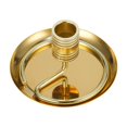 thumbnail image 1 of Quemador de bobinas con portarrollos de ajenjo y rejilla de acero para platos para interiores de hoteles. Dorado, 1 of 9