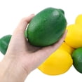 thumbnail image 4 of Coolmade 16pcs Fake Lemon Artificial Fruits Lifelike Lemons Simulation Lemon Green and Yellow Lemon Mixed Set for Home Fruit Shop Supermarket Desk Office Or Props, 4 of 8