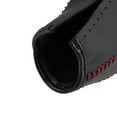 thumbnail image 6 of Unique Bargains Black Car Faux Leather Gear Shift Knob Cover for Toyota Highlander 2014-2019 Red Line, 6 of 7