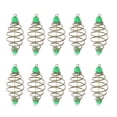 thumbnail image 1 of 10pcs Cestas Alimentadores Pesca Aparejos Ligeros Jaula de Cebos Muelle de Compresión Sunnimix Alimentador de pesca de primavera, 1 of 7
