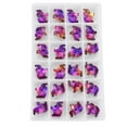 thumbnail image 4 of 1 box 96pcs Electroplate Glass Beads Strands Faceted Elephant Magenta 13x15x7mm Hole: 1mm, 4 of 4