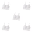 thumbnail image 3 of Tank Crop Top Bra Minnieouse Lencería sexy transpirable cómoda ropa interior sin costuras Bralette color sólido, 3 of 6