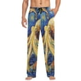 thumbnail image 3 of JSTEL Octopus Van Gogh Men's Sleepwear Mens Pajama Pants Bottoms with Pockets, XXL, 3 of 6