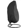 thumbnail image 1 of Outdoor Furniture Cover - Garden Rattan Wicker Waterproof Hanging Chair Furniture Cover - Egg Protective Cover Chair - 210D Oxford Polyester PVC Cover - Black, 1 of 5