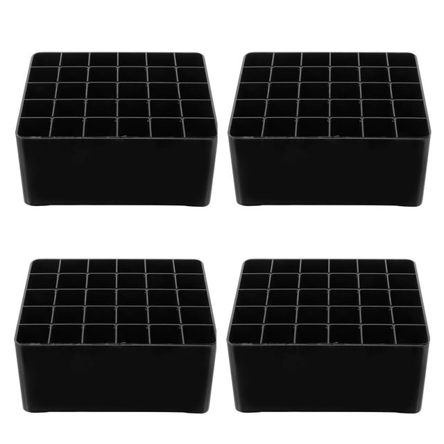 4 PCS MARCA DE PLÁSCO Soporte de almacenamiento de lápiz Pen Caja de lápiz de bolígrafo de escritorio