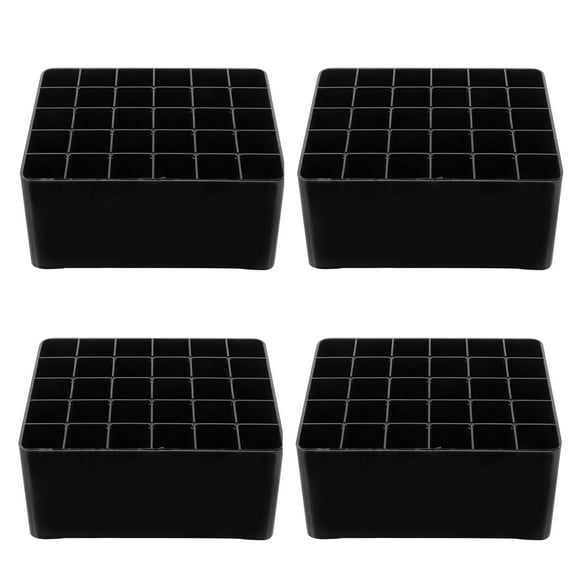 4 PCS MARCA DE PLÁSCO Soporte de almacenamiento de lápiz Pen Caja de lápiz de bolígrafo de escritorio