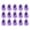 Purple, variant on 25 Pack Tiny Glowing Ghost Resin Figurine Halloween Multicolor Mini Desktop Ornament For Tiered Tray Micro Landscape Home Party(Purple-25PCS)