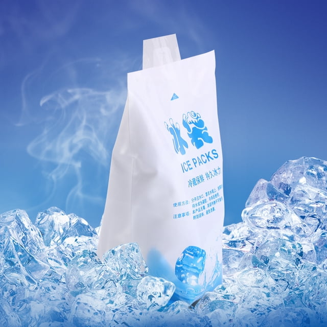 Paquete de Gel para congelador, Bolsa de Gel Reutilizable rellena con un Compuesto polimérico de Alta Potencia, Limpio, no tóxico, Seguro y ecológico(2#) Unbranded GS01330-02