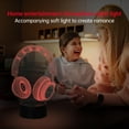 thumbnail image 4 of YSITIANNA Headset Gifts, Headset Night Light for Kids, Christmas and Birthday Party Supplies for Boys/Girls, Earphone Decoration 3D Illusion Lamp, 16 Colors Change with Remote Control STNL#2764, 4 of 6