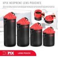 thumbnail image 5 of XPIX Small Neoprene Pouch Bag for DSLR Camera Lenses (Canon, Nikon, Sony, Olympus,Fujfilm,Panasonic, and More), 5 of 5