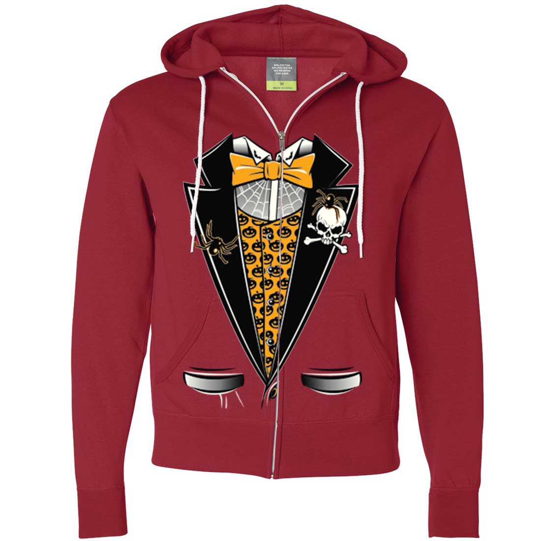 red zip up hoodie walmart