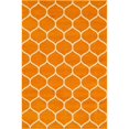 thumbnail image 1 of Unique Loom 3146756 6 x 9 ft. Rounded Trellis Frieze Area Rug, Orange, 1 of 1