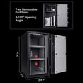 thumbnail image 4 of TigerKing Fireproof Steel Safe with Digital Lock, 3.47 Cubic Feet, Large Safe Box for Home and Office, 4 of 8