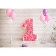 thumbnail image 2 of Fondos de fotografía ABPHQTO 150x220cm Niñas 1er cumpleaños globos rosas flores pastel, 2 of 2