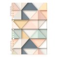 thumbnail image 7 of FORMRS 1-Subject Spiral Notebook 8" x 5" College Ruled 60 Refillable Sheet A5 Hard Cover, Pink Geometric, 7 of 7