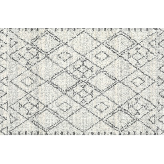 Ahgly Company Indoor Rectangle Contemporary Off White Beige Solid Area Rugs, 4' x 6'