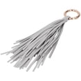 thumbnail image 4 of Craft Keychain, Widely Used Leather Tassel Design Tassel Keychain  For Car Keys For Mobile Phones For Handbags Decoration Black,Gray, 4 of 8