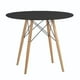 thumbnail image 1 of Mesa Eames Comedor Melamina redonda Negro Mundo In MUNDO IN MESA OSLO, 1 of 8