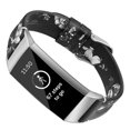thumbnail image 4 of Sidaley Reemplazo para la de cuero Charge 3 Estilo hueco Correa de reemplazo de muñeca ajustable Relojes inteligentes flor gris S, 4 of 6