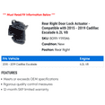 thumbnail image 2 of Rear Right Door Lock Actuator - Compatible with 2015 - 2019 Cadillac Escalade 6.2L V8 2016 2017 2018, 2 of 2