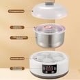thumbnail image 4 of Yogurt Maker, Multi-Function Electric Yogurt Machine with LCD Display and 5 Jars, Adjustable Time Control & Constant Temperature, for Making Fresh, Healthy Desserts, 4 of 8
