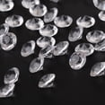 thumbnail image 4 of 500 gemas de diamante acrílico transparente de 10 mm para manualidades, ideales para bodas (blanco), 4 of 4