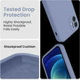 thumbnail image 6 of iPhone 11 Case, [ Edge] Upgraded [Camera Protecion] Silicone Phone Case with Soft Anti-Scratch Microfiber Lining, 6.1 inch, Lavender Gray, 6 of 13