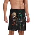 thumbnail image 2 of My Hero Academia Men's Short Pajama Pants Lightweight Daily Lounge Shorts Bottoms Sleepwear Cozy Soft Home Pajama Pants Shorts, 2 of 9