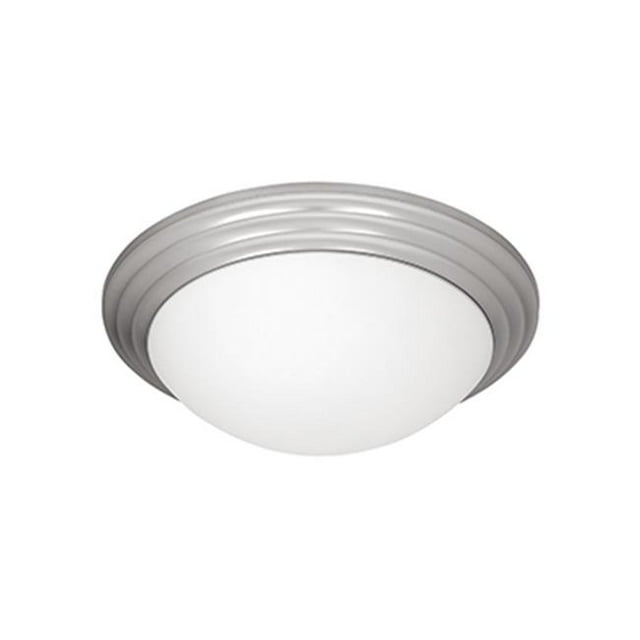 Access Lighting 20650LEDD-BS-OPL Strata Dimmable Led Flush Mount - Brushed Steel & Opal