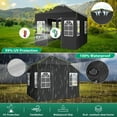 thumbnail image 6 of SANOPY 10' x 10' Outdoor Canopy Party Tent EZ Pop Up Canopy Commercial Instant Canopies Gazebo with Air Vent, 8 Stakes & 4 Ropes & 4 Sandbags for Beach Wedding Picnics Camping, 6 of 13